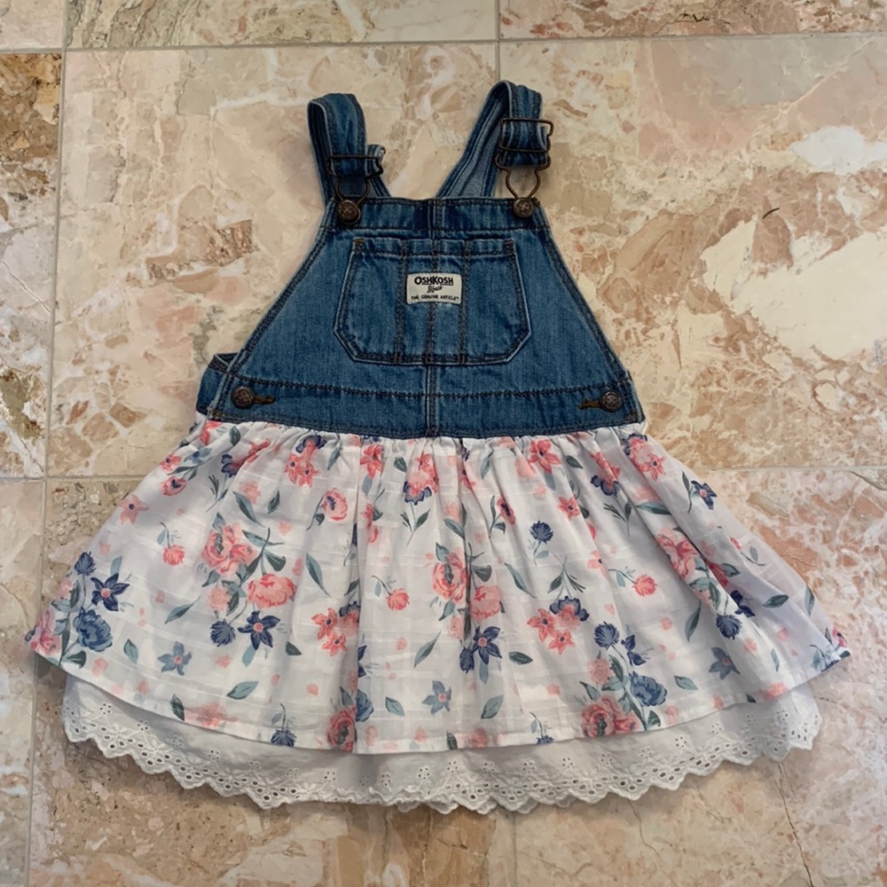 OSHKosh floral jumper